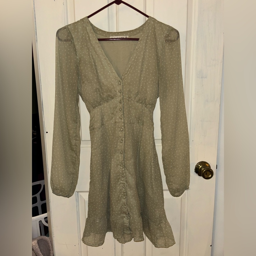 Green Polka Dot Dress